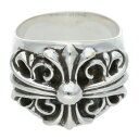 クロムハーツ Chrome Hearts サイズ:22号 KEEPER キーパー シルバーリング(シルバー 23.7g)【426052】【GZ11】【小物】【中古】bb455#rinkan*B
