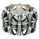 クロムハーツ Chrome Hearts サイズ:21号 CEMETERY セメタリークロス シルバーリング(シルバー 27.89g)【126052】【SS07】【小物】【中古】bb30#rinkan*B