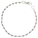 クロムハーツ Chrome Hearts サイズ:ロング 1BALL LONG-S 1クリップロング#1クロスボール シルバーウォレットチェーン(シルバー 150.86g)【526052】【SJ02】【小物】【中古】bb17#rinkan*B