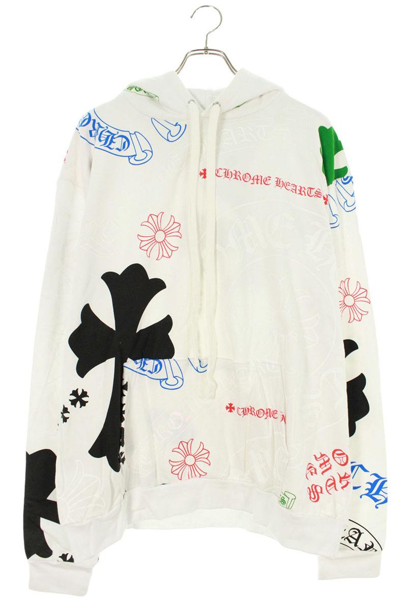 送料込◆CHROME HEARTS◆クロス パーカー ホワイト/マルチカラー 楽天市場】クロムハーツ パーカー 中古(カラーマルチカラー)の通販