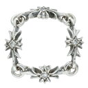 クロムハーツ Chrome Hearts サイズ:11.5号 RING TNY E CH PLS DIA タイニーECHプラス ダイヤ シルバーリング(シルバー×クリア 2.25g)【326052】【SJ02】【小物】【中古】bb92#rinkan*B