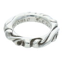 クロムハーツ Chrome Hearts サイズ:7.5号 SCRL BAND スクロールバンド シルバーリング(シルバー 7.85g)【326052】【SS07】【小物】【中古】bb412#rinkan*B