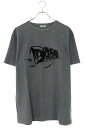 ディオール DIOR サイズ:M 23AW 393J696A0849 スラブコットンジャージーTシャツ(グレー)【326052】【SS13】【メンズ】【中古】bb420#rinkan*C