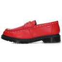シュプリーム SUPREME ×ドクターマーチン Dr.Martens サイズ:UK9 25SS Studded Penton Loafer スタッズパテントローファーシューズ(レッド)【326052】【SB01】【メンズ】【小物】【中古】bb78#rinkan*S