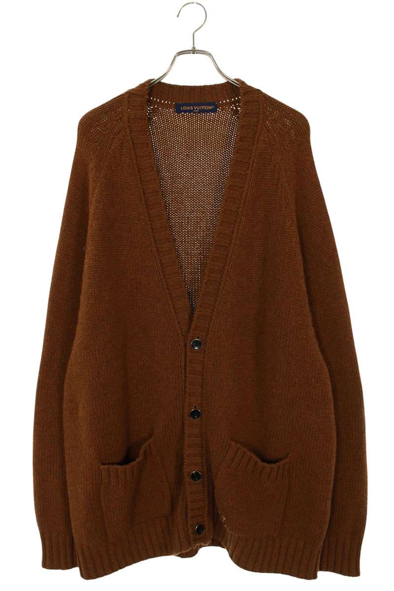 ルイヴィトン LOUISVUITTON　サイズ:4L 25SS RM251MM PWV HSN22W LVロゴピンウールオーバーサイズカー..