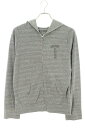 クロムハーツ Chrome Hearts サイズ:M PPO DARLIN HD ZIP MATTY BOYバックプリントダガージップパーカー(グレー×シルバー)【526052】【OM10】【メンズ】【中古】bb205#rinkan*B