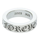 クロムハーツ Chrome Hearts サイズ:10号 6mm SPACER FOREVER 6mmスペーサーフォーエバー シルバーリング(シルバー 9.63g)【426052】【SS07】【小物】【中古】bb297#rinkan*B