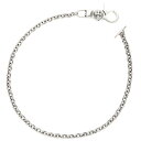 クロムハーツ Chrome Hearts サイズ:16inch CHN PAPER TBAR Tバーペーパーチェーン シルバーウォレットチェーン(シルバー 47.37g)【726052】【GZ11】【小物】【中古】bb223#rinkan*B