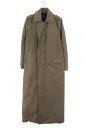 クロムハーツ Chrome Hearts サイズ:S クロスボールボタントレンチコート(カーキ)【526052】【SJ02】【メンズ】【中古】bb17#rink...