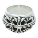 クロムハーツ Chrome Hearts サイズ:9号 FLRL CRS フローラルクロス シルバーリング(シルバー 14.8g)【107052】【GZ11】【小物】【中古】bb92#rinkan*B
