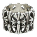 クロムハーツ Chrome Hearts サイズ:19号 CEMETERY セメタリークロス シルバーリング(シルバー 25.54g)【926052】【SJ02】【小物】【中古】bb62#rinkan*B
