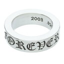 クロムハーツ Chrome Hearts サイズ:9.5号 6mm SPACER FOREVER 6mmスペーサーフォーエバー シルバーリング(シルバー 10.42g)【926052】【NO05】【小物】【中古】bb390#rinkan*B