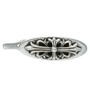 クロムハーツ Chrome Hearts VALLETTA FLRL バレッタ フローラルクロスシルバーヘアピンバレッタ(シルバー 16.52g)【62605...
