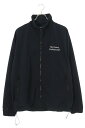 ザエンノイプロフェッショナル The Ennoy Professional サイズ:XL SS20BRENJK01LV ロゴ刺繍ナイロンジップアップブルゾン(ブラック)【107052】【BS99】【メンズ】【中古】bb297#rinkan*B