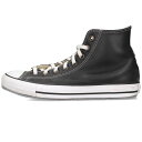 クロムハーツ Chrome Hearts サイズ:27.5cm CH CONVERSE CANVAS シルバー装飾クロスパッチレザーハイカットスニーカー(ブラッ...