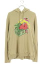 ジョンアンダーカバー JohnUNDERCOVER サイズ:3 JUX4893-1 UFOプリントパーカー(ベージュ)【107052】【BS99】【メンズ】【中古】bb187#rinkan*B(4)