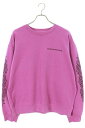 クロムハーツ Chrome Hearts サイズ:XL PPO PHYSM SWTSHRT MATTY BOYバックプリントスウェット(パープル)【826052】【OM10】【メンズ】【中古】bb339#rinkan*B