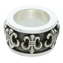 クロムハーツ Chrome Hearts サイズ:14号 RING SPINNER BS FLUER スピナーBSフレア シルバーリング(シルバー 37.18g)【926052】【SS07】【小物】【中古】bb377#rinkan*B