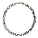 クロムハーツ Chrome Hearts サイズ:7inch PAPER CHAIN ペーパーチェーン シルバーブレスレット(シルバー 13.83g)【2070...