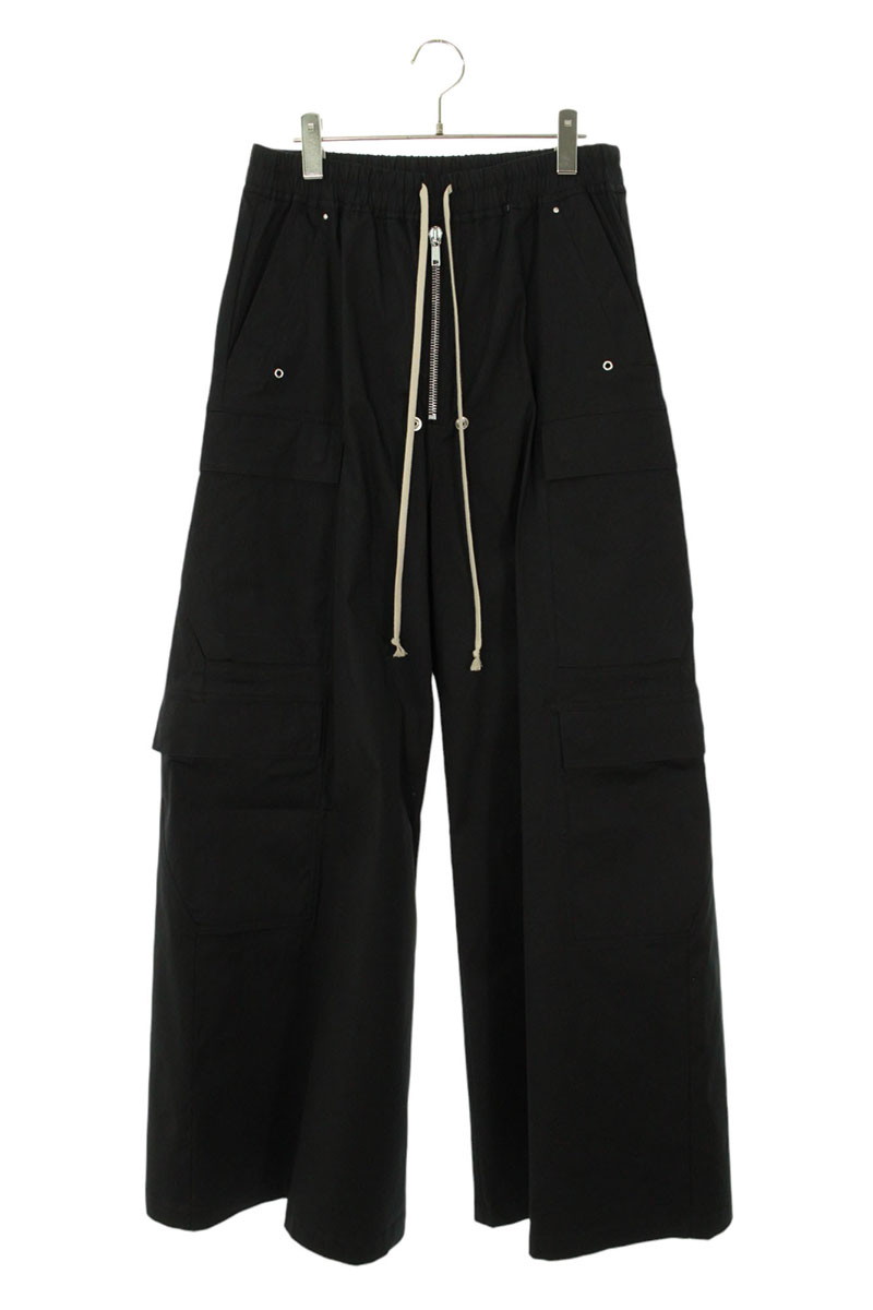 リックオウエンス Rick Owens サイズ:50 25AW RU02E1339TE カーゴベラロングパンツ(ブラック)【107052】【FK04】【メンズ】【新古品】bb20#rinkan*N