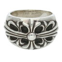 クロムハーツ Chrome Hearts サイズ:11.5号 FLRL CRS フローラルクロス シルバーリング(シルバー 14.21g)【826052】【SJ02】【小物】【中古】bb415#rinkan*B