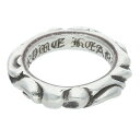 クロムハーツ Chrome Hearts サイズ:1.5号 SCRL BAND スクロールバンド シルバーリング(シルバー 4.81g)【826052】【SJ02】【小物】【中古】bb415#rinkan*B