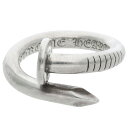 クロムハーツ Chrome Hearts サイズ:6.5号 NAIL FLAT ネイルフラット シルバーリング(シルバー 5.95g)【826052】【SJ02】【小物】【中古】bb415#rinkan*B