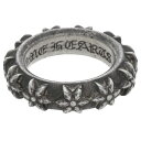 クロムハーツ Chrome Hearts サイズ:12号 STAR BAND スターバンド シルバーリング(シルバー 12.08g)【826052】【SJ02】【小物】【中古】bb415#rinkan*B