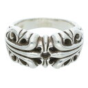 クロムハーツ Chrome Hearts サイズ:24号 K&T シルバーリング(シルバー 20.18g)【926052】【SS07】【小物】【中古】bb412#rinkan*B