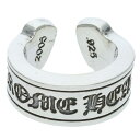 クロムハーツ Chrome Hearts サイズ:8号 LG SCROLL LABEL ラージスクロールラベル シルバーリング(シルバー 14.32g)【107052】【GZ11】【小物】【中古】bb62#rinkan*B