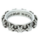 クロムハーツ Chrome Hearts サイズ:14号 STAR BAND スターバンド シルバーリング(シルバー 10.7g)【107052】【OM10】【小物】【中古】bb205#rinkan*C(4)