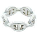 エルメス HERMES サイズ:11号 Chaine d'Ancre Enchainee PM シェーヌダンクルアンシェネPMシルバーリング(シルバー 5.92g)【507052】【OS06】【小物】【中古】bb21#rinkan*B