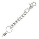 クロムハーツ Chrome Hearts サイズ:ロング CLP CHN CLASSIC-L ロングクラシックリンク キーチェーン(シルバー 91.48g)【107052】【SJ02】【小物】【中古】bb17#rinkan*B