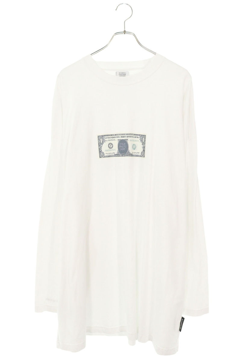 VETEMENTS l Printed コットン 長袖Tシャツ 人気 楽天市場】ヴェトモン(長さ(袖)長袖)(Tシャツ・カットソー