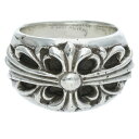 クロムハーツ Chrome Hearts サイズ:11.5号 FLRL CRS フローラルクロス シルバーリング(シルバー 15.11g)【507052】【NO05】【小物】【中古】bb411#rinkan*B
