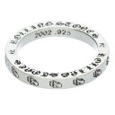 クロムハーツ Chrome Hearts サイズ:20号 3mm SPACER LT 3mmスペーサーリップアンドタン シルバーリング(シルバー 6.29g)【507052】【NO05】【小物】【中古】bb411#rinkan*B