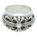 クロムハーツ Chrome Hearts サイズ:15号 FLRL CRS フローラルクロス シルバーリング(シルバー 17.31g)【307052】【SS07】【小物】【中古】bb212#rinkan*B