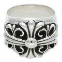 クロムハーツ Chrome Hearts サイズ:21号 KEEPER キーパー シルバーリング(シルバー 22.57g)【307052】【SS07】【小物】【中古】bb377#rinkan*B