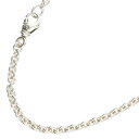 クロムハーツ Chrome Hearts サイズ:18inch NE CHAIN 18 NEチェーン18inch シルバーネックレス(シルバー 21.15g)【207052】【SJ02】【小物】【中古】bb443#rinkan*B
