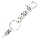 クロムハーツ Chrome Hearts サイズ:ショート CLP CHN CLASSIC-S ショートクラシックリンク シルバーキーチェーン(シルバー 48.98g)【407052】【SS07】【小物】【中古】bb411#rinkan*B