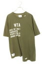 ダブルタップス WTAPS サイズ:4 21SS 211ATDT-CSM25 アシンメトリーレイヤードTシャツ(オリーブ)【207052】【BS99】【メンズ】【中古】bb51#rinkan*B