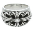 クロムハーツ Chrome Hearts サイズ:14号 FLRL CRS フローラルクロス シルバーリング(シルバー)【407052】【OM10】【小物】【中古】bb426#rinkan*B