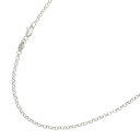 クロムハーツ Chrome Hearts サイズ:18inch NECKCHAIN R18 ロールチェーン18inch シルバーネックレス(シルバー 4.52g)【207052】【SS07】【小物】【中古】bb92#rinkan*B