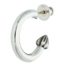 クロムハーツ Chrome Hearts HOOP PLAIN プレーンフープ シルバーピアス(シルバー 3.59g)【207052】【SS07】【小物】【中古】bb434#rinkan*B