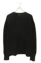 クロムハーツ Chrome Hearts サイズ:L Y NOT セメタリークロスパッチ刺繍カシミアニット(ブラック×シルバー)【307052】【OS06】【メンズ】【中古】bb346#rinkan*B