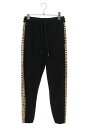 バーバリー Burberry サイズ:XS 8026273 チェックスウェットロングパンツ(ブラック)【017052】【BS99】【メンズ】【中古】bb33#rinkan*B