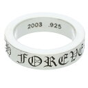 クロムハーツ Chrome Hearts サイズ:17号 6mm SPACER FOREVER 6mmスペーサーフォーエバー シルバーリング(シルバー 11.46g)【407052】【GZ11】【小物】【中古】bb30#rinkan*B