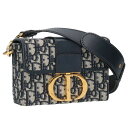 ディオール DIOR M9204UTZQ 30モンテーニュボックス オブリークショルダーバッグ(ネイビー×ゴールド)【207052】【SS13】【小物】【中古】bb30#rinkan*B