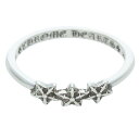 クロムハーツ Chrome Hearts サイズ:9号 BUBBLEGUM 3STAR バブルガム3スター シルバーリング(シルバー 1.29g)【507052】【NO05】【小物】【中古】bb76#rinkan*B