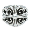 クロムハーツ Chrome Hearts サイズ:18号 KEEPER キーパー シルバーリング(シルバー 24.29g)【407052】【SS07】【小物】【中古】bb377#rinkan*B